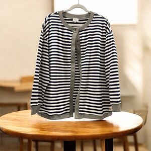 BKE Navy and White Striped Tunic